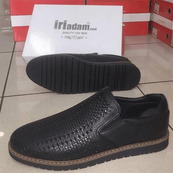 AG8444-5 Siyah Büyük Numara Erkek Yazlık Ayakkabı 45–50 numara ürün görseli 3